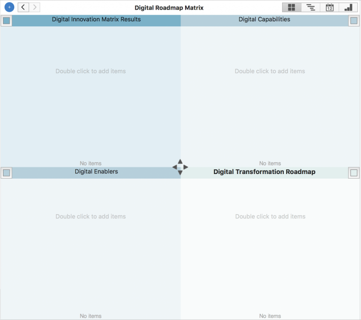 Digital Roadmap Matrix by Templates.app